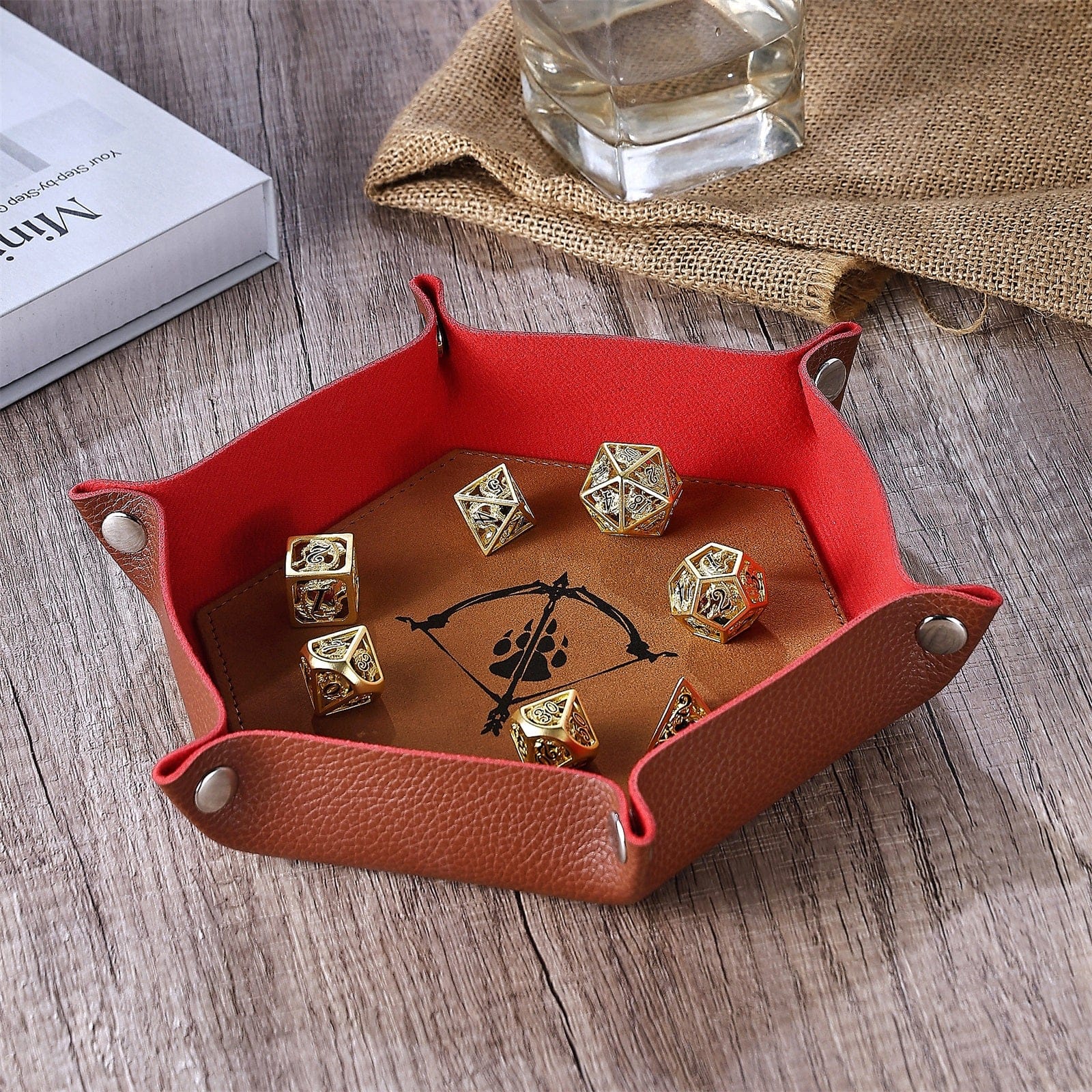 Dice - Accessories - Trays Hymgho Table Armor Dice Tray With Fine Arts-Dnd Class Ranger