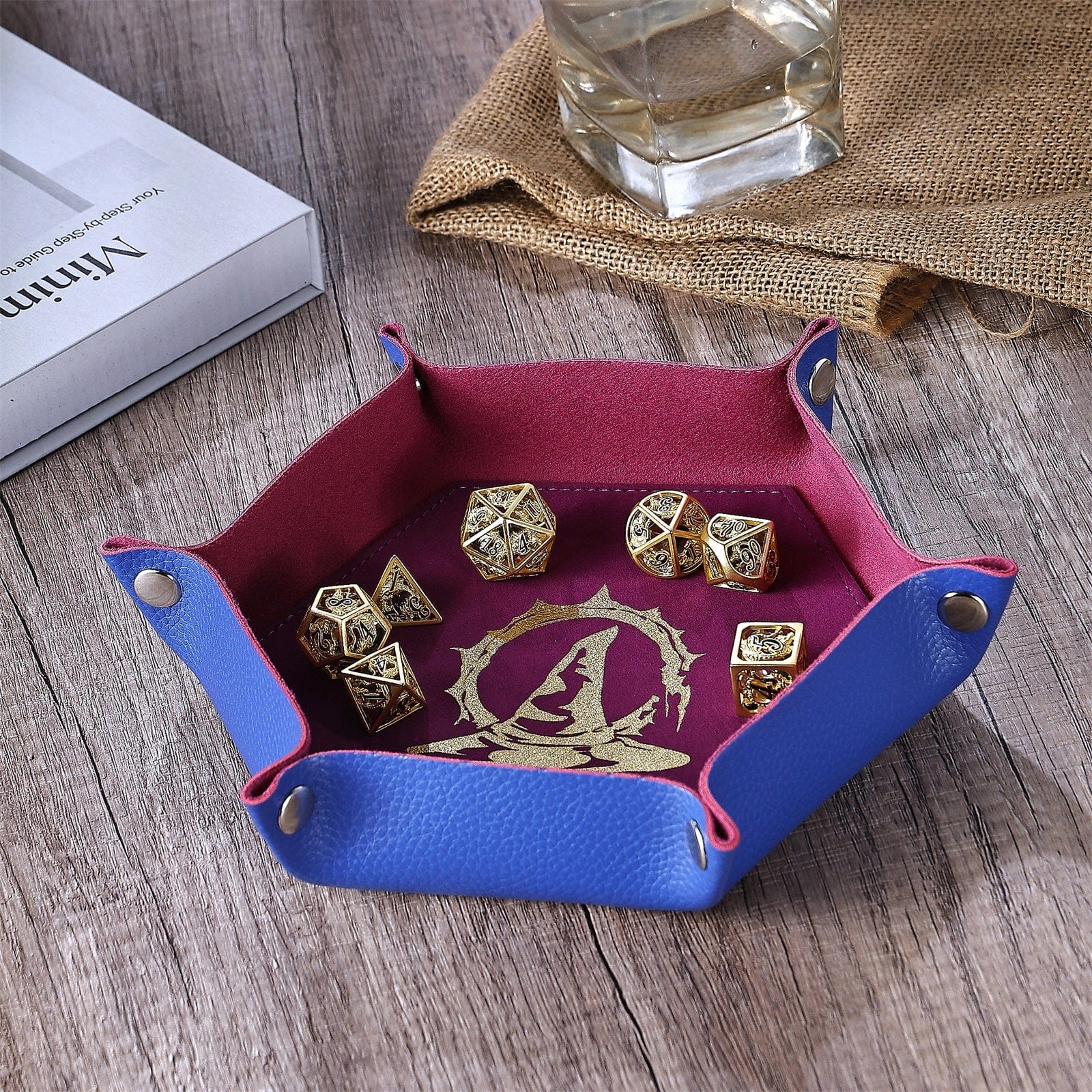 Dice - Accessories - Trays Hymgho Table Armor Dice Tray With Fine Arts-Dnd Class Wizard