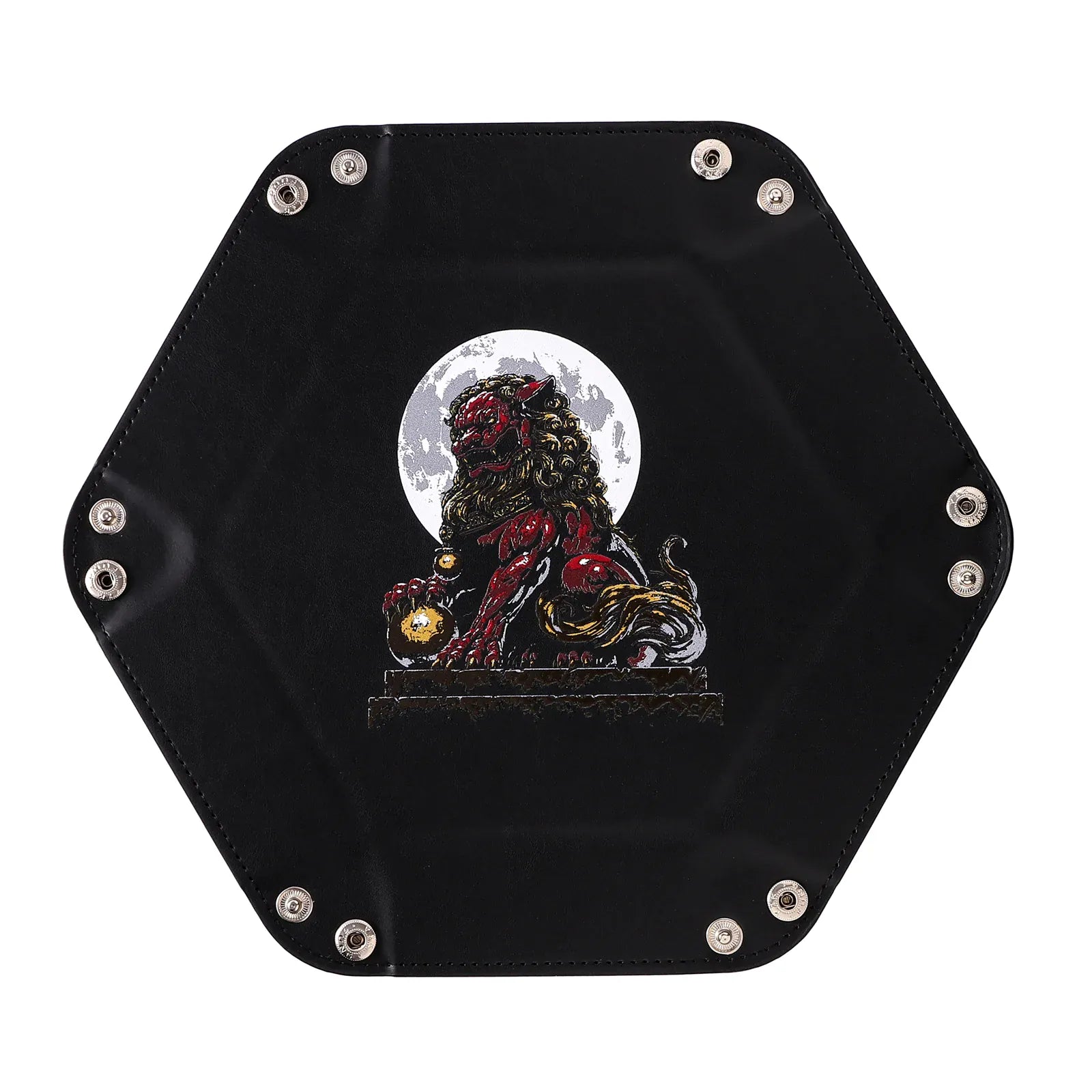 Dice - Accessories - Trays Hymgho Table Armor Dice Tray with Fine Arts - Foo Dog