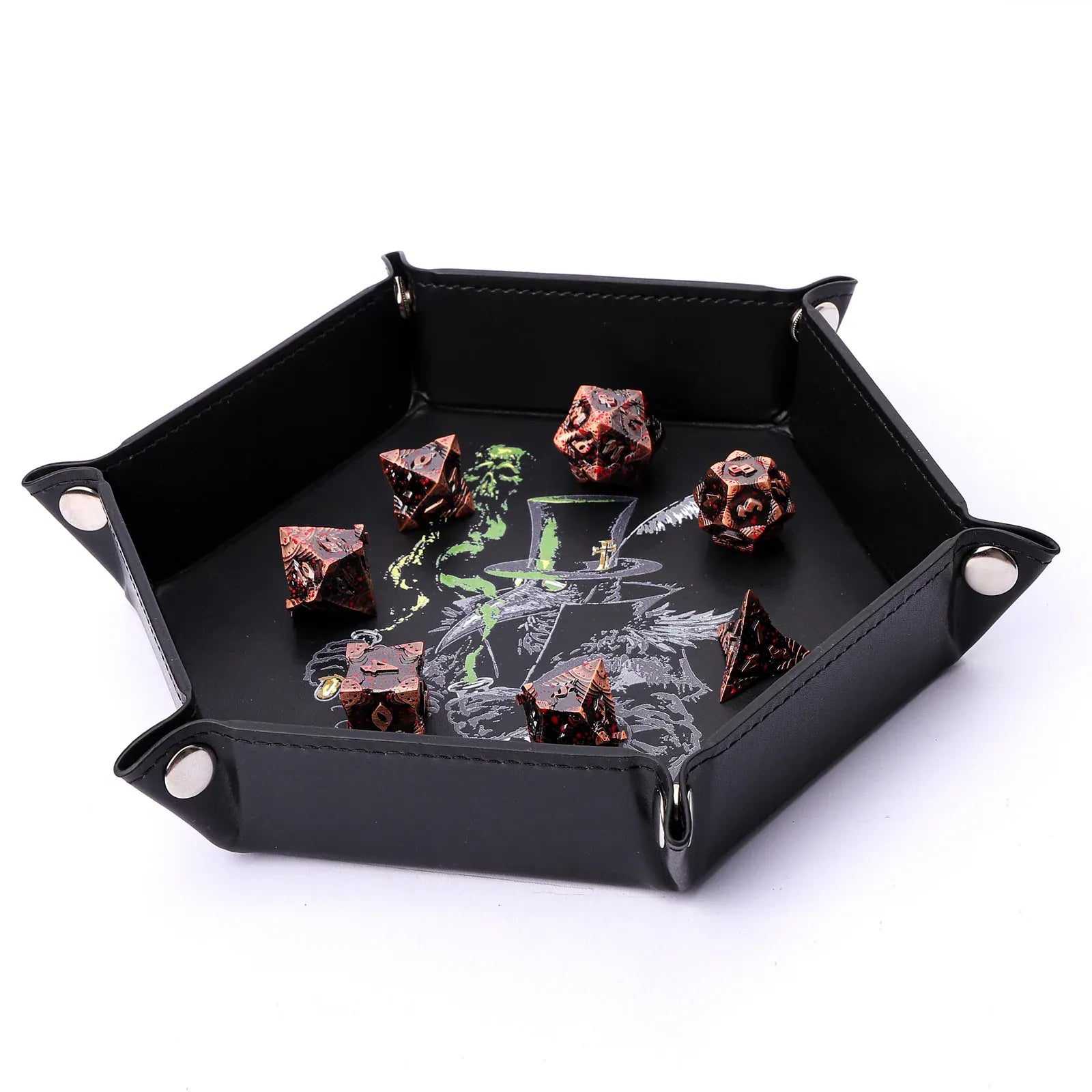 Dice - Accessories - Trays Hymgho Table Armor Dice Tray with Fine Arts -Plague Doctor