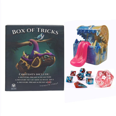 Box of Tricks - Mystery Mini Dice, D20, and Mimic - Saltire Games