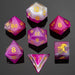Dice Hymgho Dragon's Hoard Gemstone Polyhedral Dice Set-Rose Agate