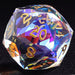 Dice - Gemstone Hymgho Dragon's Hoard Luster Cut Dice Set - Prismatic Crystal