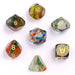 Dragon’s Hoard Luster Cut Dice Set - Rainbow Glass - Saltire Games