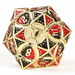 Dice - Metal Hymgho Fighter Solid Metal Polyhedral Dice Set-Gold w/Red&Black