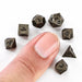 Unseelie Mini Metal RPG Dice Set - Ancient Bronze - Saltire Games