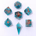 Captured Magic Sharp Edge Resin Dice Set - Cloudfall - Saltire Games