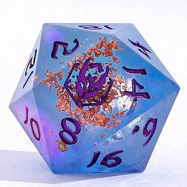 Captured Magic Sharp Edge Resin Dice Set- Enchanted Evening - Saltire Games