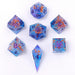 Captured Magic Sharp Edge Resin Dice Set- Enchanted Evening - Saltire Games