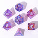 Dice - Resin Hymgho Captured Magic Sharp Edge Resin Dice Set-Gilded Storm