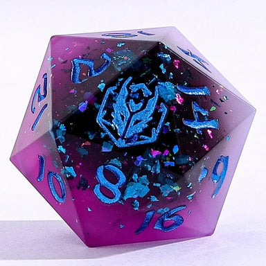Captured Magic Sharp Edge Resin Dice Set-Interstellar Magic - Saltire Games