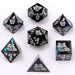 Captured Magic Sharp Edge Resin Dice Set - Raccoon's Reward - Saltire Games