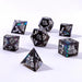 Captured Magic Sharp Edge Resin Dice Set - Raccoon's Reward - Saltire Games