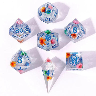 Sharp Edge Liquid Core Dice Mana Blossom - Saltire Games