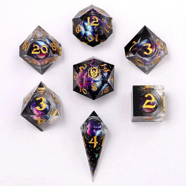 Sharp Edge Liquid Core Dice Mystic Orb - Saltire Games