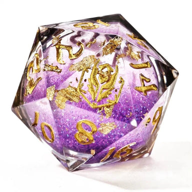 Sharp Edge Liquid Core RPG Dice Set - Midnight Velvet - Saltire Games