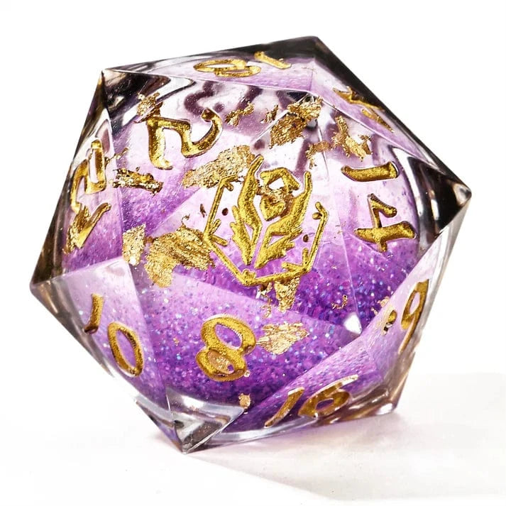 Sharp Edge Liquid Core RPG Dice Set - Midnight Velvet - Saltire Games