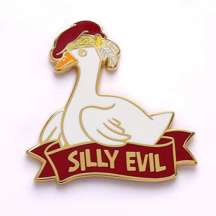 Alternative Alignments Enamel Pin-Silly Evil Goose - Saltire Games