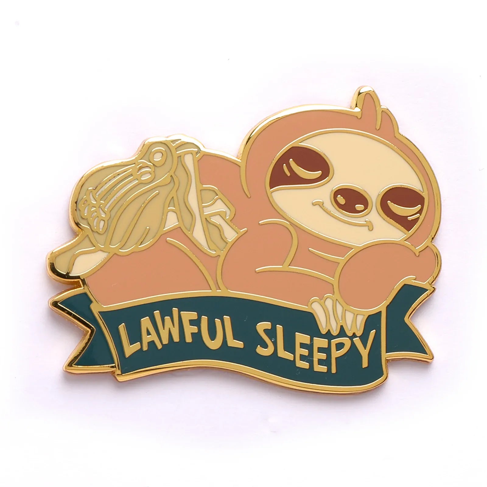 Novelty - Pin Hymgho Enamel Pin-Lawful Sleepy Sloth