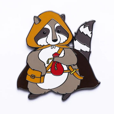 Quest's Reward Fine Art Class Pins: Dash Slientpaw-Raccoon Rogue - Saltire Games