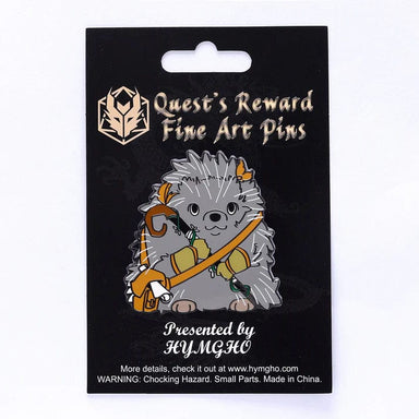 Quest's Reward Fine Art Class Pins: Luna Greenthorn-Hedgehog Druid - Saltire Games