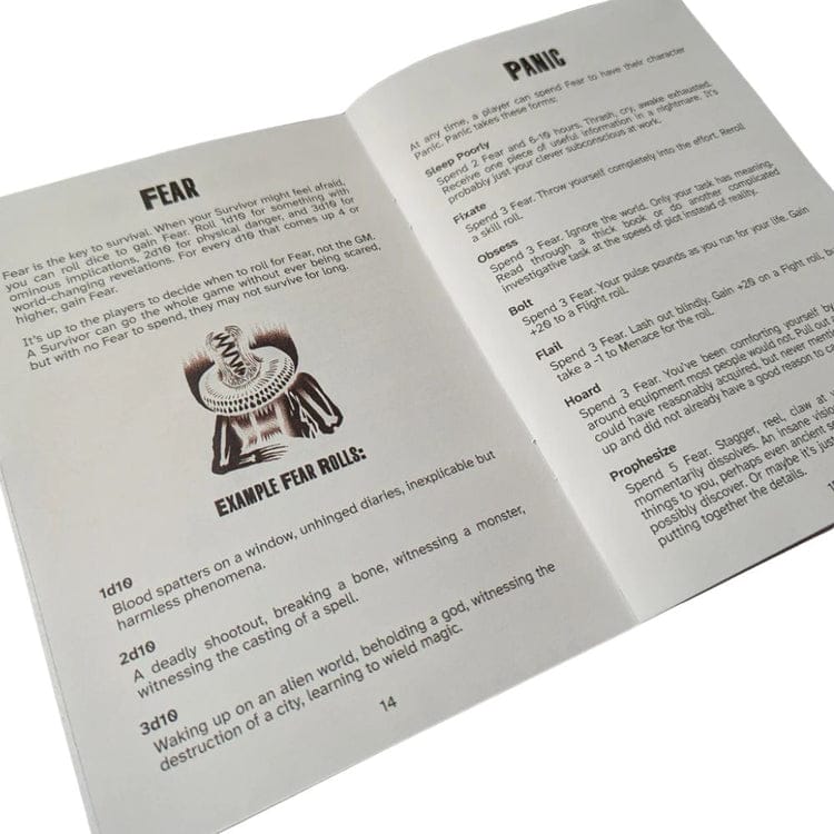 Fear and Panic RPG - Saltire Games