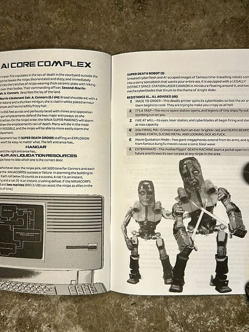 NINJA BORG - Mission Zine Missions - Saltire Games