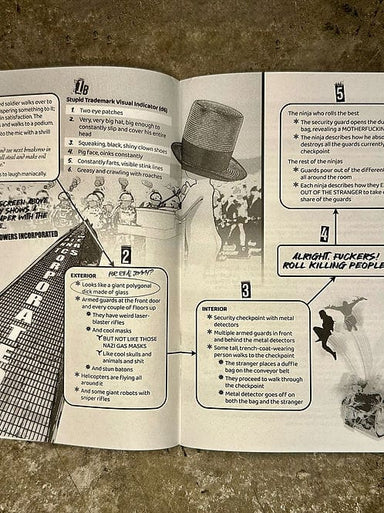 Role Playing Games Indie Press Revolution NINJA BORG - Mission Zine Missions