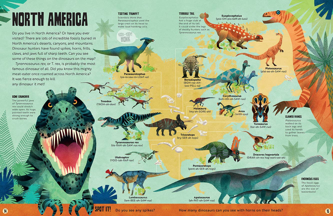 Books - Children Insight Editions - #1 Pop Culture Publisher My First Dinosaur Atlas
