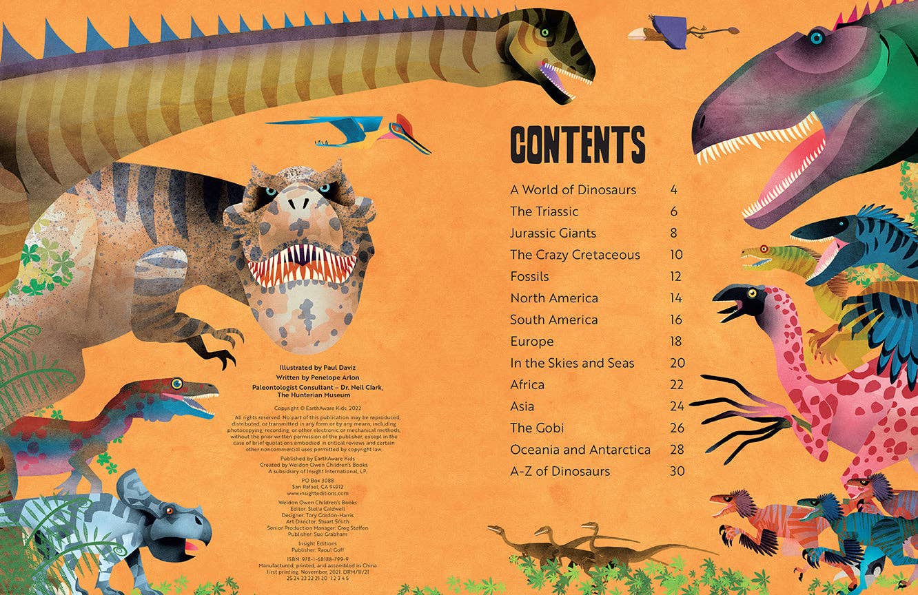 Books - Children Insight Editions - #1 Pop Culture Publisher My First Dinosaur Atlas