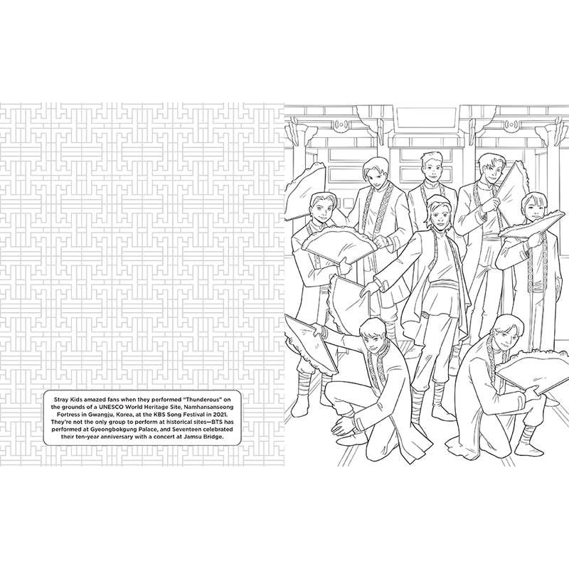 Books - Coloring - Activity Insight Editions - #1 Pop Culture Publisher I Love K-pop Coloring and Activity Book