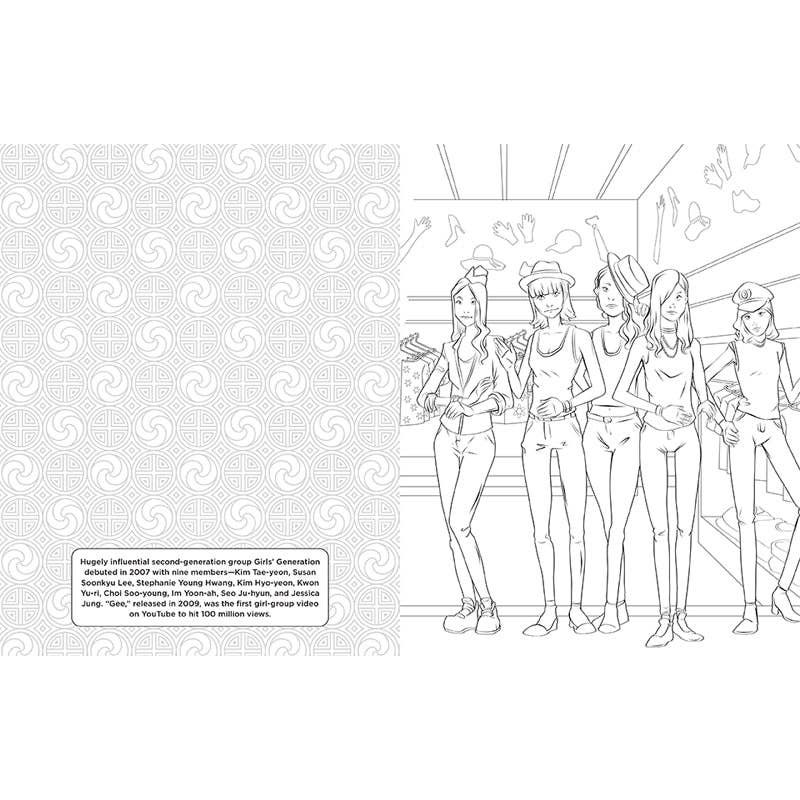 Books - Coloring - Activity Insight Editions - #1 Pop Culture Publisher I Love K-pop Coloring and Activity Book