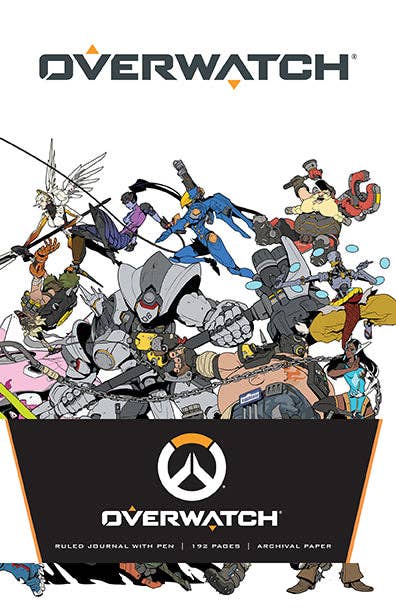 Books - Journals Insight Editions - #1 Pop Culture Publisher Overwatch: Hardcover Ruled Journal With Pen