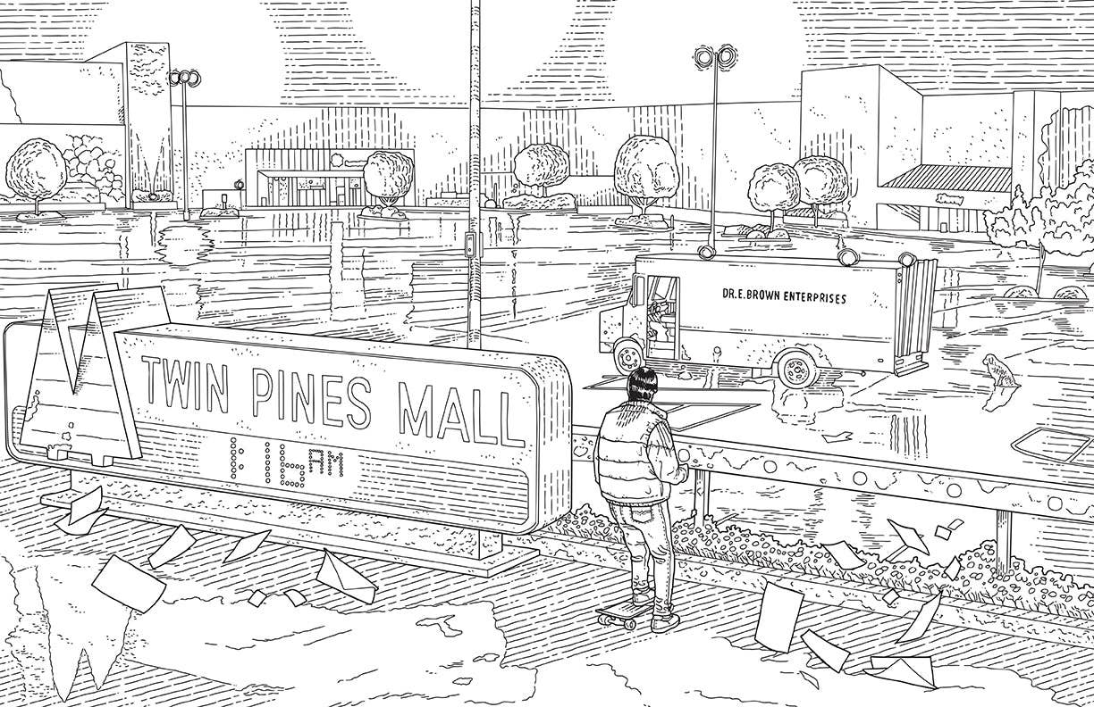 Back to the Future: The Official Coloring Book - Saltire Games