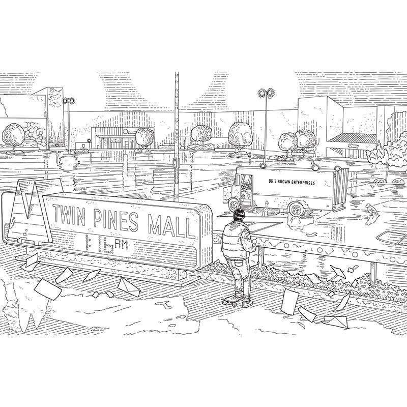 Back to the Future: The Official Coloring Book - Saltire Games