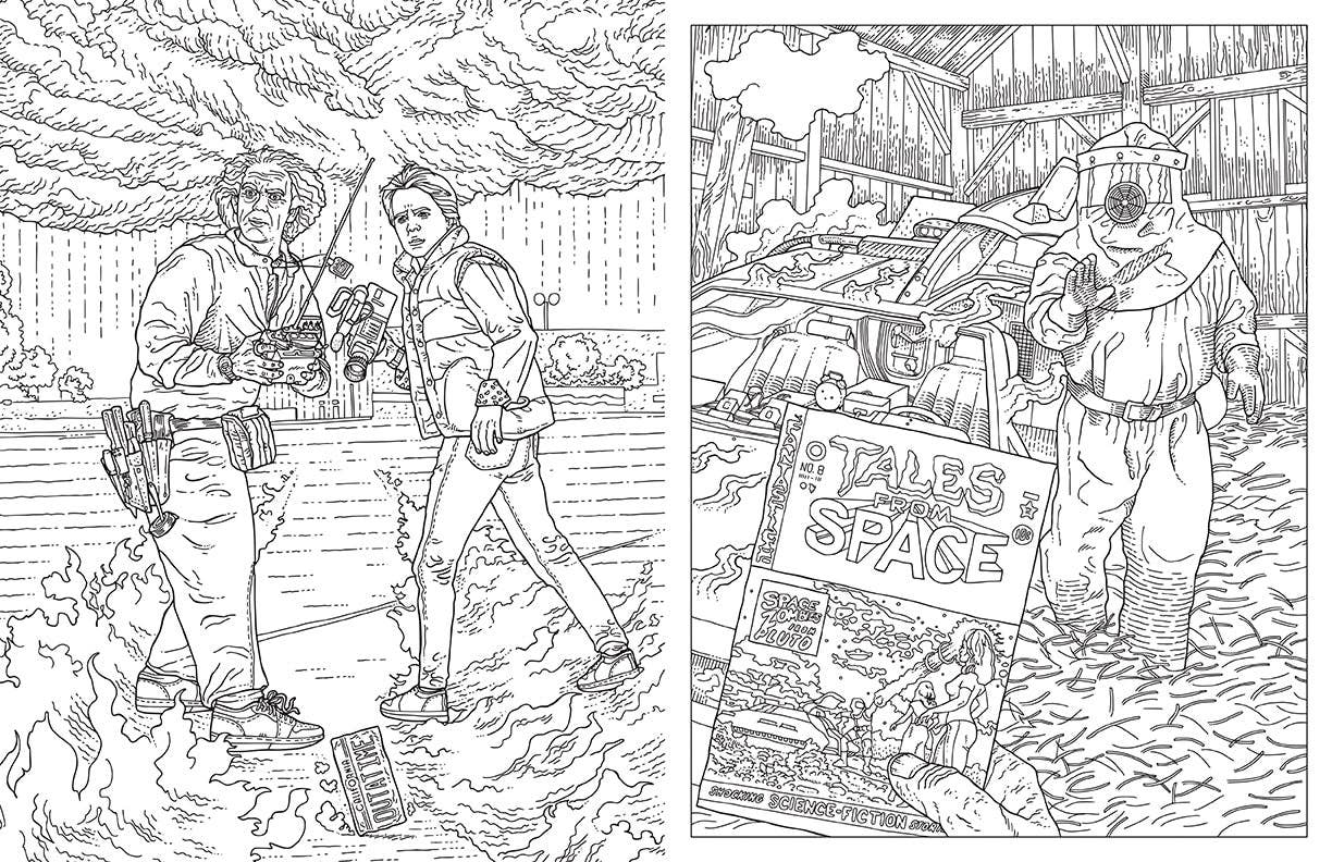 Back to the Future: The Official Coloring Book - Saltire Games