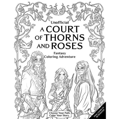 Books - Coloring - Activity Insight Editions Masks and Magic: Court of Thorns & Roses Coloring