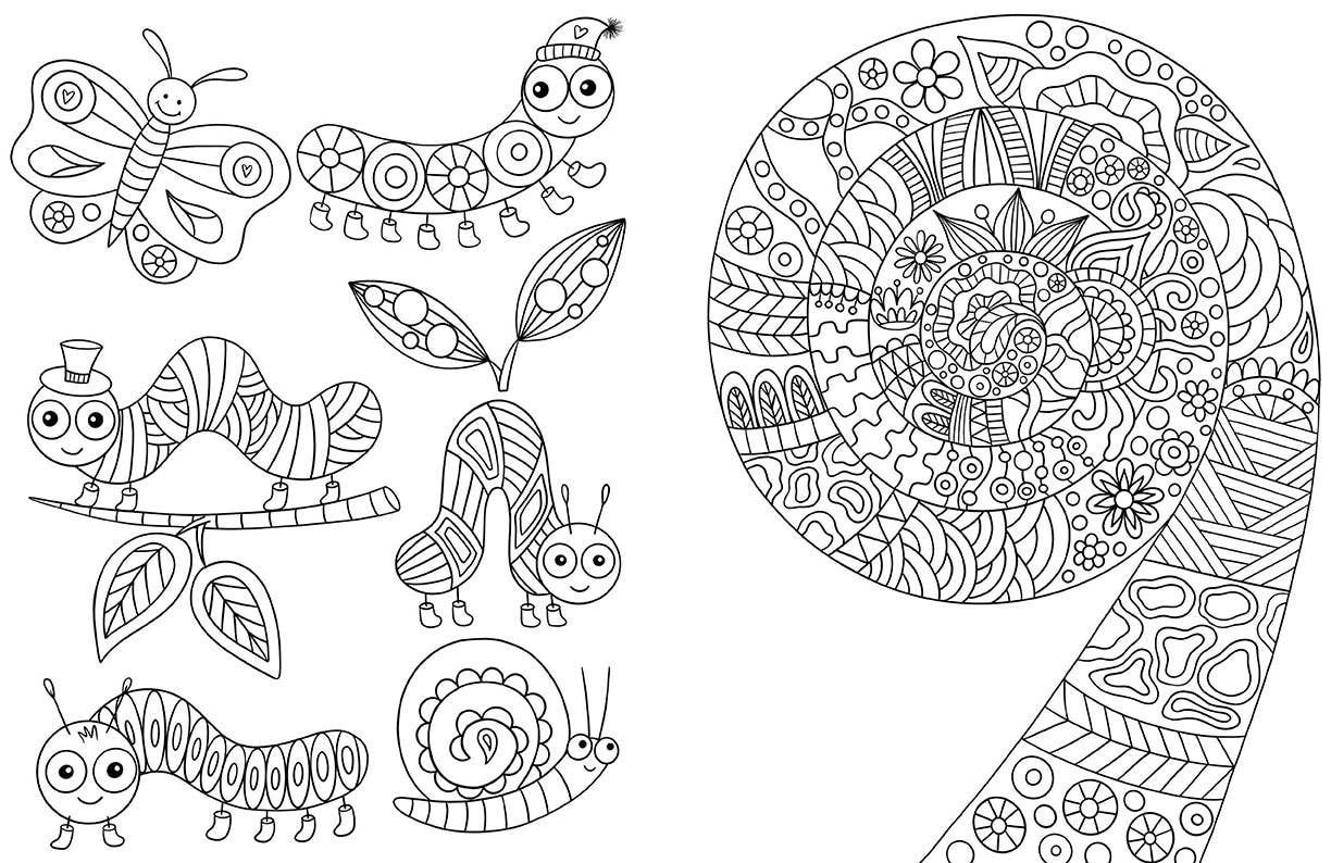 Mindful Coloring for Kids - Saltire Games