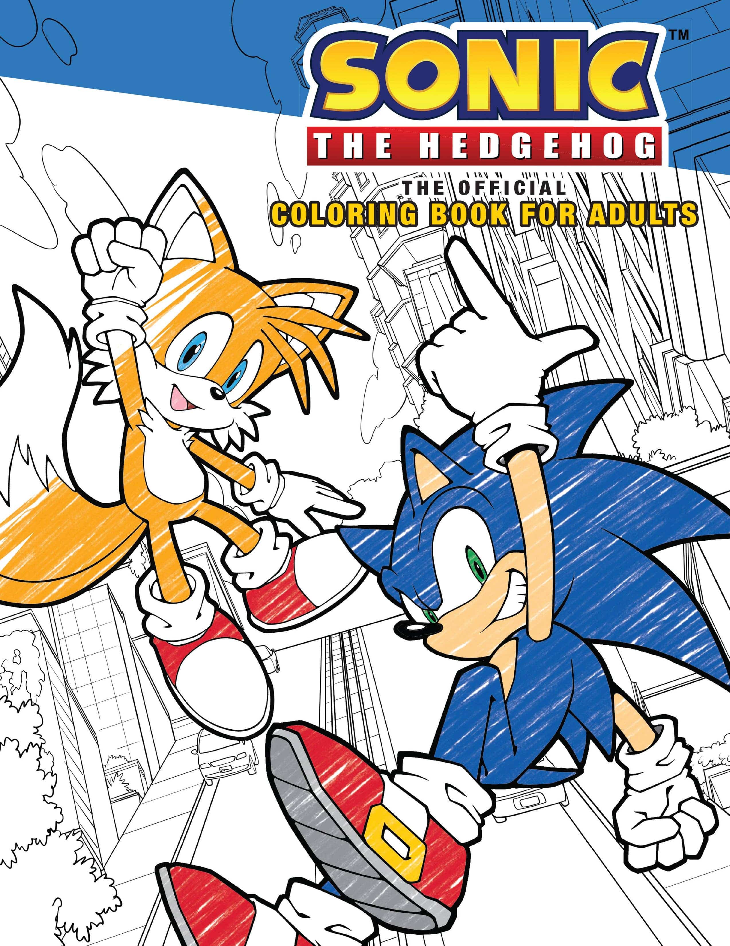 Sonic the Hedgehog: The Official Adult Coloring Book - Saltire Games
