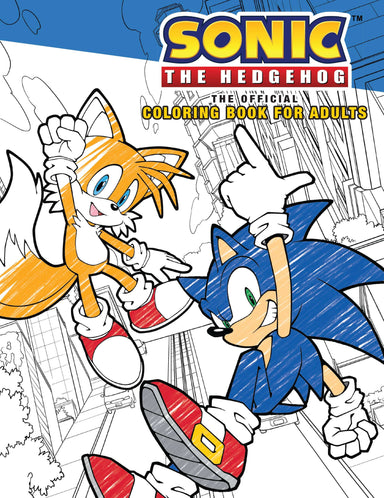 Books - Coloring - Activity Insight Editions Sonic the Hedgehog: The Official Adult Coloring Book
