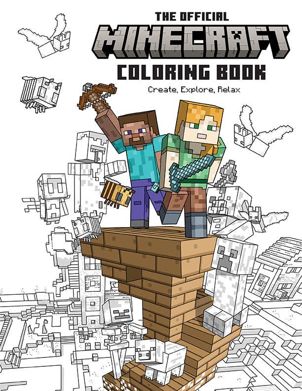 The Official Minecraft Coloring Book - Saltire Games