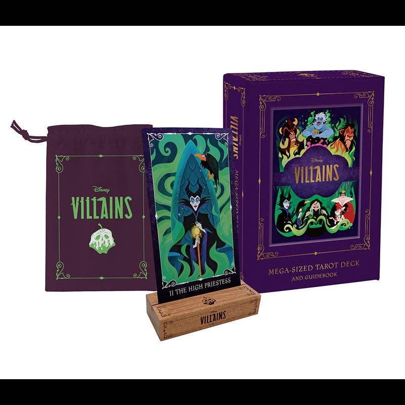 Mega-Sized Tarot: Disney Villains Tarot Deck and Guide - Saltire Games