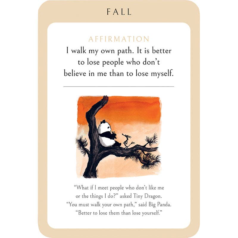 Big Panda and Tiny Dragon Affirmation Cards - Saltire Games