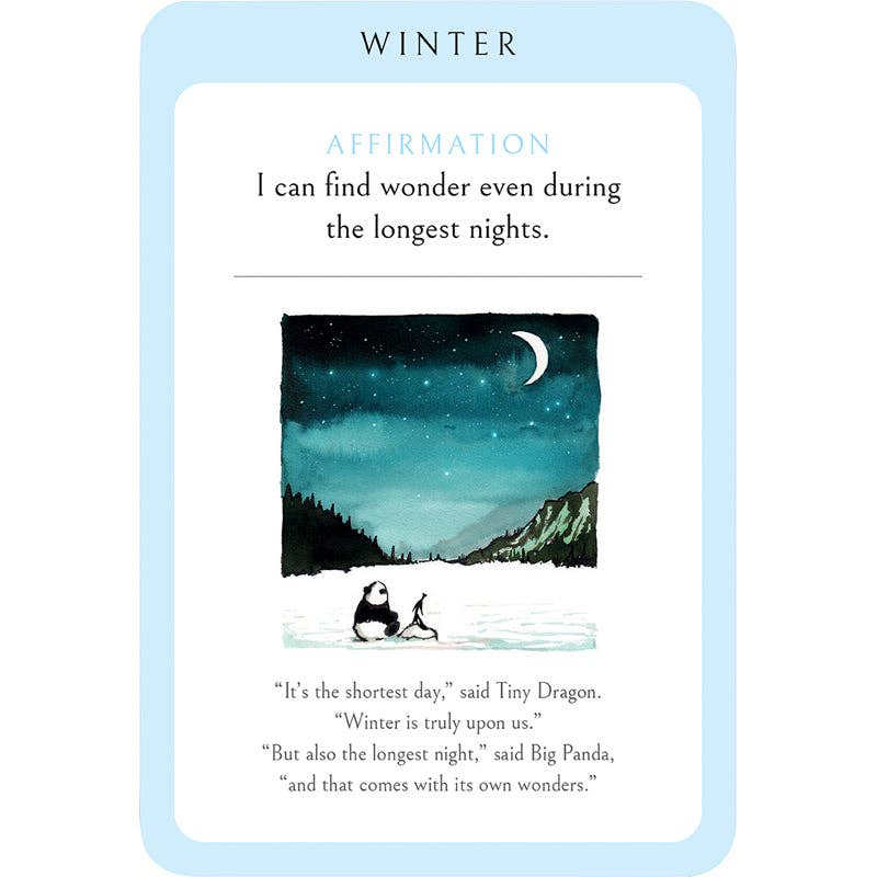 Big Panda and Tiny Dragon Affirmation Cards - Saltire Games