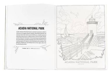 The Art of the National Parks Coloring Book - Saltire Games