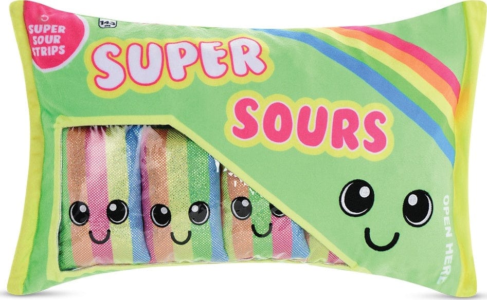 Super Sours Packaging Strawberry Scented Fleece Plush - Saltire Games