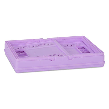 Small Lavender Foldable Storage Crate - Saltire Games