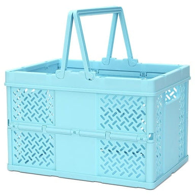 Large Blue Foldable Storage Crate - Saltire Games