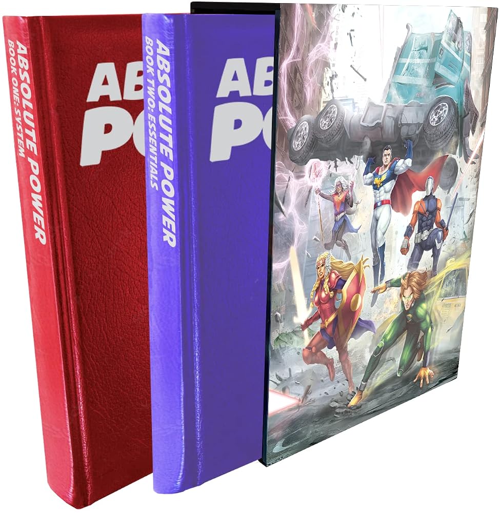 Role Playing Games - Books - Core Japanime Games Absolute Power: Slipcase Edition (2-Volume Set)