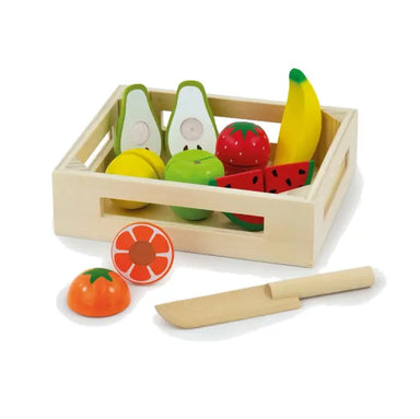 Toys - Pretend Play - Cooking Jasey's Toy Chest Wooden Slice & Play Fruit Crate
